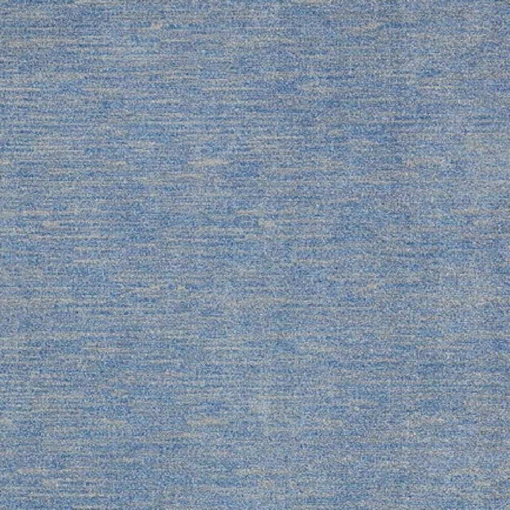 9' X 12' Blue And Grey Striped Non Skid Indoor Outdoor Area Rug - Homeroots - Flyclothing LLC