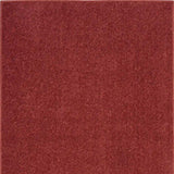 2' X 4' Brick Red Non Skid Indoor Outdoor Runner Rug - Homeroots - Flyclothing LLC