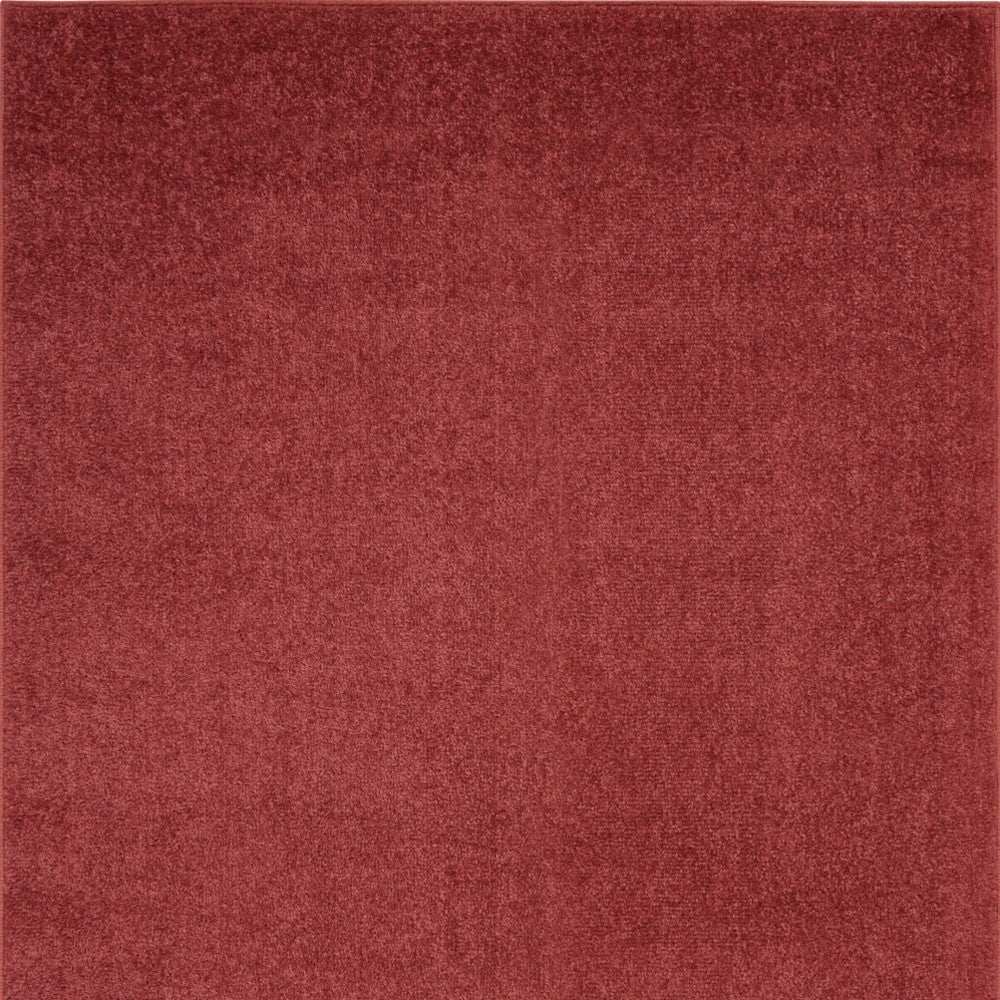 3' X 5' Brick Red Non Skid Indoor Outdoor Area Rug - Homeroots - Flyclothing LLC