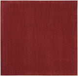 5' X 5' Brick Red Square Non Skid Indoor Outdoor Area Rug - Homeroots - Flyclothing LLC