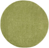4' X 4' Green Round Non Skid Indoor Outdoor Area Rug - Homeroots - Flyclothing LLC