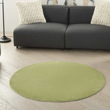 4' X 4' Green Round Non Skid Indoor Outdoor Area Rug - Homeroots - Flyclothing LLC