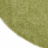 4' X 4' Green Round Non Skid Indoor Outdoor Area Rug - Homeroots - Flyclothing LLC