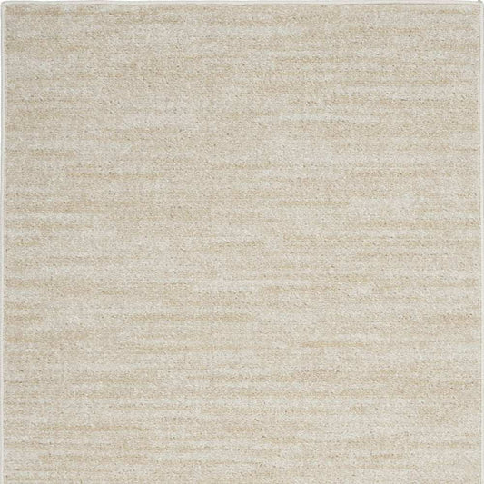 2' X 4' Ivory And Beige Non Skid Indoor Outdoor Runner Rug - Homeroots - Flyclothing LLC