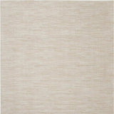 5' X 5' Ivory And Beige Square Non Skid Indoor Outdoor Area Rug - Homeroots - Flyclothing LLC