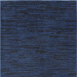 3' X 5' Midnight Blue Non Skid Indoor Outdoor Area Rug - Homeroots - Flyclothing LLC