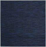 5' Midnight Blue Square Indoor Outdoor Area Rug - Homeroots - Flyclothing LLC