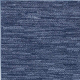 3' X 5' Navy Blue Non Skid Indoor Outdoor Area Rug - Homeroots - Flyclothing LLC