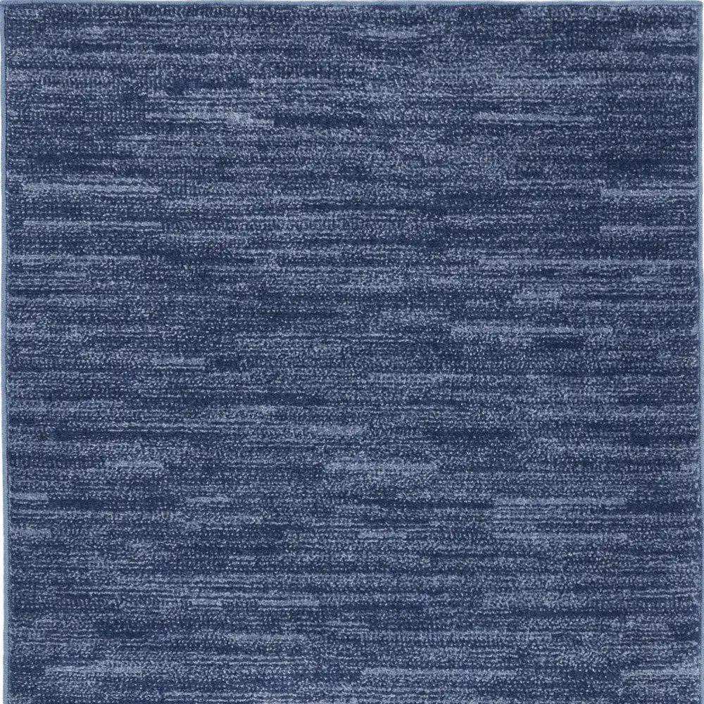 3' X 5' Navy Blue Non Skid Indoor Outdoor Area Rug - Homeroots - Flyclothing LLC
