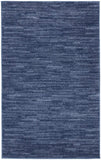 3' X 5' Navy Blue Non Skid Indoor Outdoor Area Rug - Homeroots - Flyclothing LLC