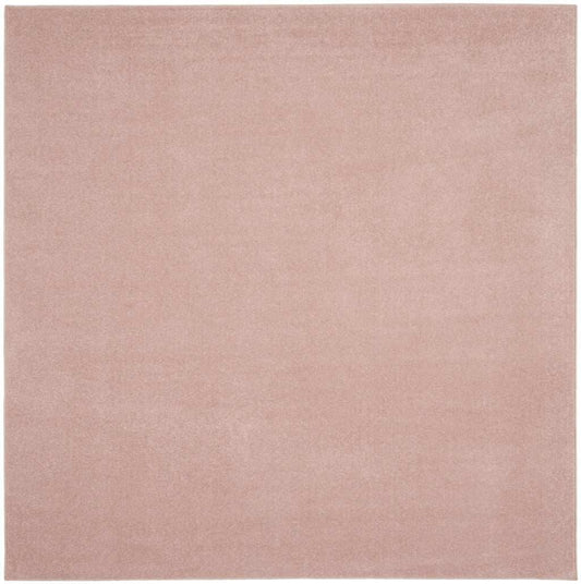 5' X 5' Pink Square Non Skid Indoor Outdoor Area Rug - Homeroots - Flyclothing LLC