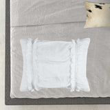 White King 100% Cotton 300 Thread Count Machine Washable Down Alternative Comforter - Homeroots - Flyclothing LLC