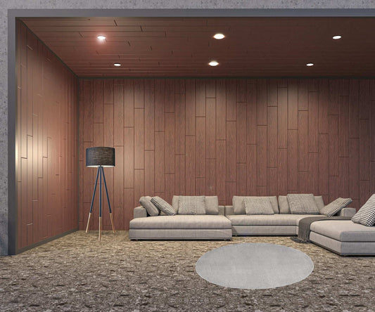 6' X 6' Silver Grey Round Non Skid Indoor Outdoor Area Rug - Homeroots - Flyclothing LLC