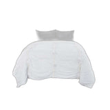 White Queen 100% Cotton 300 Thread Count Machine Washable Down Alternative Comforter - Homeroots - Flyclothing LLC