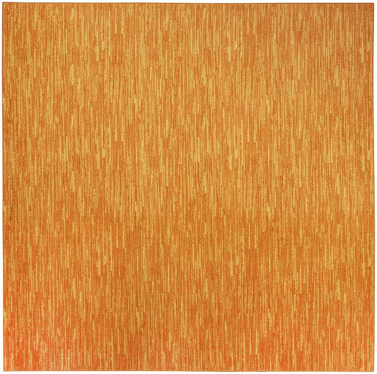 5' X 5' Sunburst Square Non Skid Indoor Outdoor Area Rug - Homeroots - Flyclothing LLC