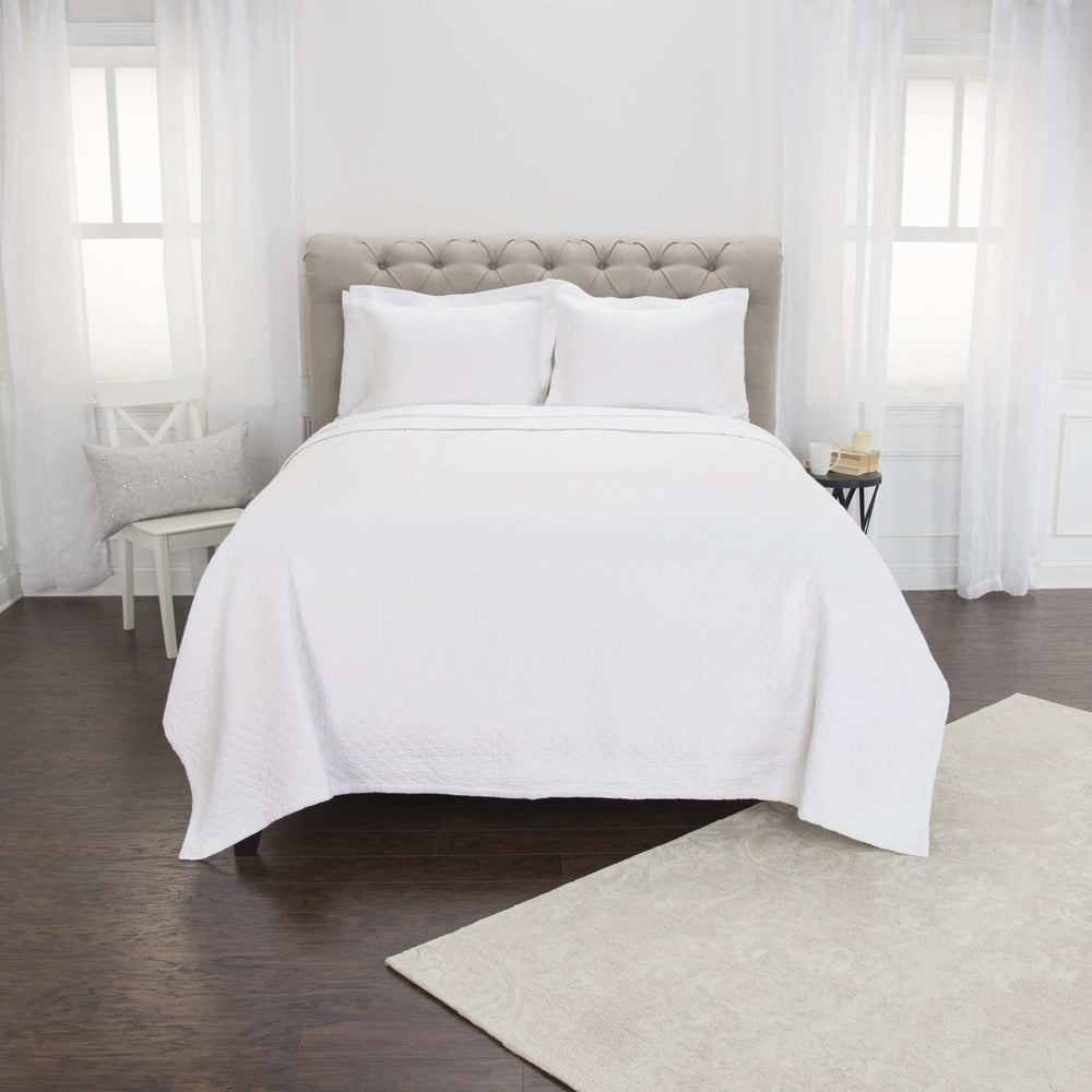White King 100% Cotton 300 Thread Count Washable Down Alternative Comforter - Homeroots - Flyclothing LLC