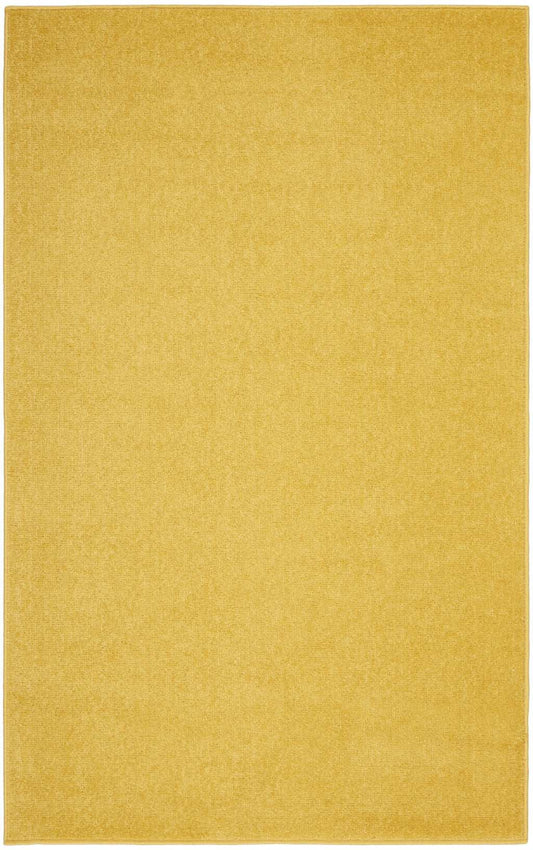 3' X 5' Yellow Non Skid Indoor Outdoor Area Rug - Homeroots - Flyclothing LLC