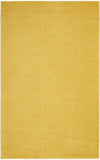 3' X 5' Yellow Non Skid Indoor Outdoor Area Rug - Homeroots - Flyclothing LLC