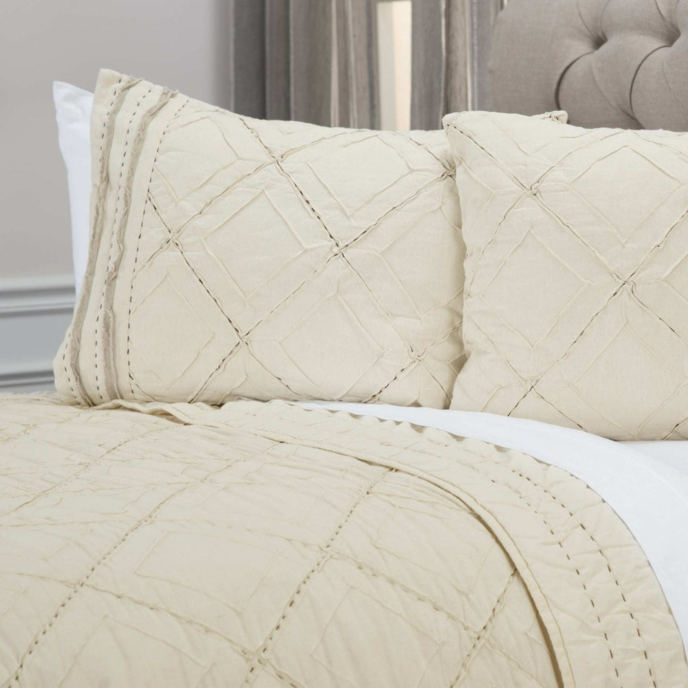 Natural King 100% Cotton 300 Thread Count Machine Washable Down Alternative Comforter - Homeroots - Flyclothing LLC