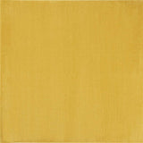 5' X 5' Yellow Square Non Skid Indoor Outdoor Area Rug - Homeroots - Flyclothing LLC