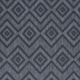 4' X 6' Navy Blue Argyle Indoor Outdoor Area Rug - Homeroots - Flyclothing LLC