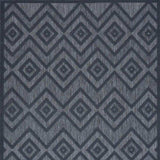4' X 6' Navy Blue Argyle Indoor Outdoor Area Rug - Homeroots - Flyclothing LLC