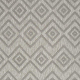 4' X 6' Silver Grey Argyle Indoor Outdoor Area Rug - Homeroots - Flyclothing LLC