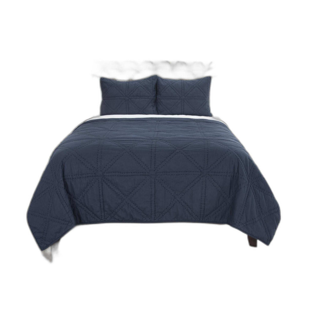 Indigo King 100% Cotton 300 Thread Count Machine Washable Down Alternative Comforter - Homeroots - Flyclothing LLC