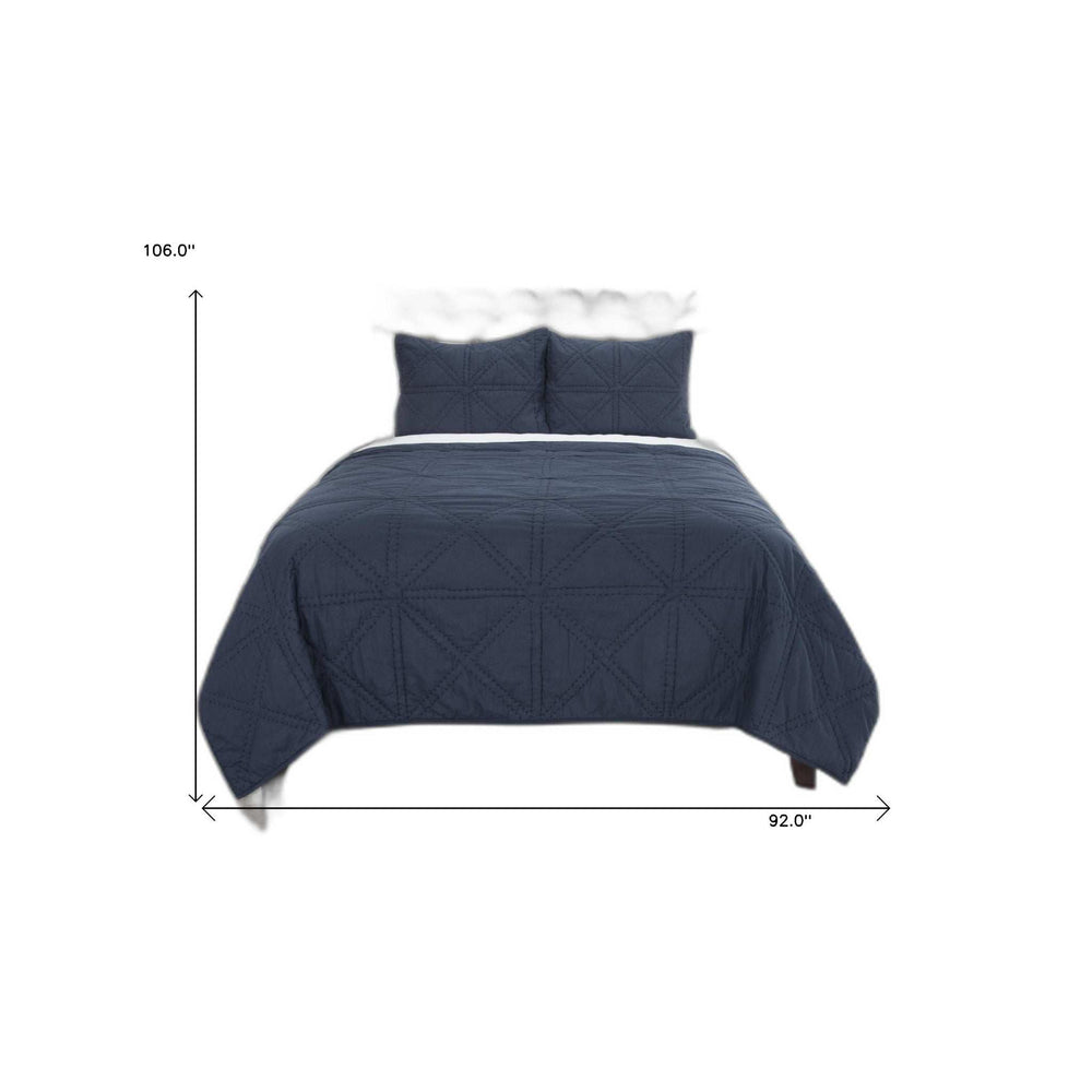Indigo King 100% Cotton 300 Thread Count Machine Washable Down Alternative Comforter - Homeroots - Flyclothing LLC