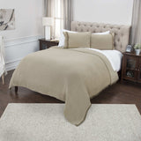 Natural Queen 100% Cotton 300 Thread Count Machine Washable Down Alternative Comforter - Homeroots - Flyclothing LLC