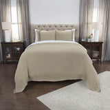 Natural Queen 100% Cotton 300 Thread Count Machine Washable Down Alternative Comforter - Homeroots - Flyclothing LLC