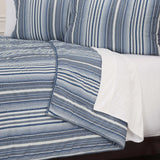 Multi Blues Queen 100% Cotton 300 Thread Count Machine Washable Down Alternative Comforter - Homeroots - Flyclothing LLC