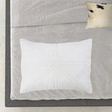 White King 100% Cotton 300 Thread Count Machine Washable Down Alternative Comforter - Homeroots - Flyclothing LLC