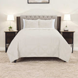 Natural Queen 100% Cotton 300 Thread Count Machine Washable Down Alternative Comforter - Homeroots - Flyclothing LLC