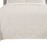 Natural Queen 100% Cotton 300 Thread Count Machine Washable Down Alternative Comforter - Homeroots - Flyclothing LLC