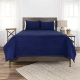 Indigo Queen Microfiber 300 Thread Count Machine Washable Down Alternative Comforter - Homeroots - Flyclothing LLC