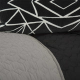 Black Queen 100% Cotton 300 Thread Count Machine Washable Down Alternative Comforter - Homeroots - Flyclothing LLC