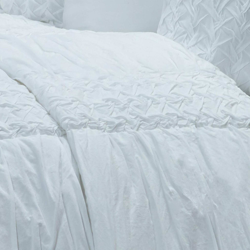 White King 100% Cotton 300 Thread Count Machine Washable Down Alternative Comforter - Homeroots - Flyclothing LLC