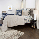 Natural Queen 100% Cotton 300 Thread Count Washable Down Alternative Comforter - Homeroots - Flyclothing LLC