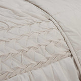 Natural Twin 100% Cotton 300 Thread Count Washable Down Alternative Comforter - Homeroots - Flyclothing LLC
