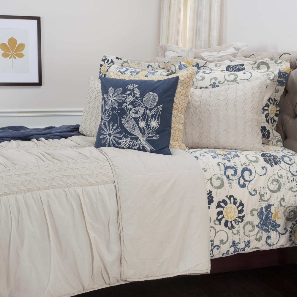 Natural Twin 100% Cotton 300 Thread Count Washable Down Alternative Comforter - Homeroots - Flyclothing LLC