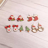 Christmas-Themed Dangle Earrings - Trendsi - Flyclothing LLC