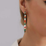 18K Gold-Plated Hoop Earrings - Trendsi - Flyclothing LLC