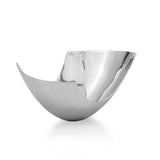 12" Mod Aluminum Scoop Centerpiece Bowl - Homeroots