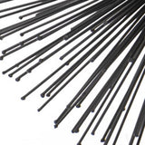 10" Black Iron Decorative Orb Tabletop Sculpture - Homeroots - Flyclothing LLC