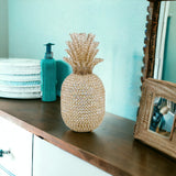 23" Glam Bling Faux Crystal and Gold Pineapple - Homeroots - Flyclothing LLC