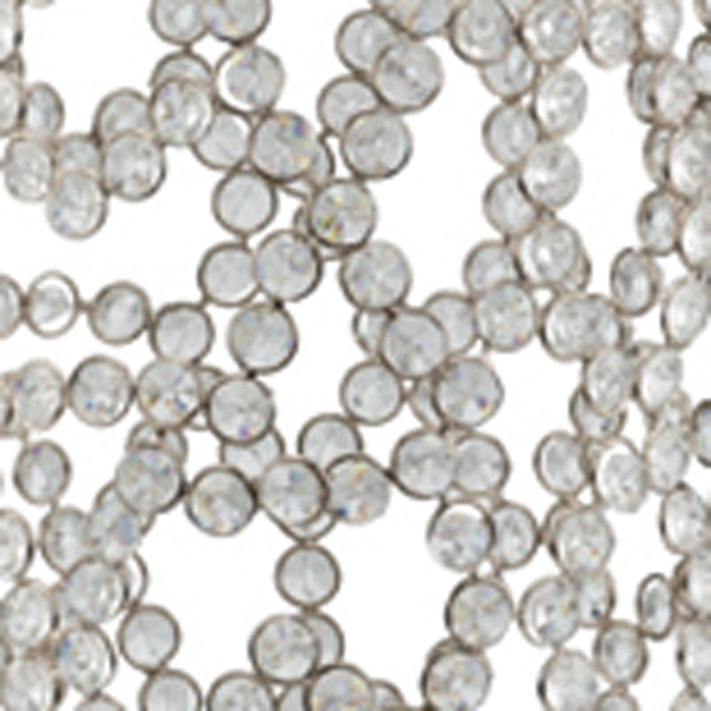 31.5" Bling Faux Crystal Abstract Twigs Barrel Floor Vase