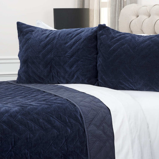 Indigo Queen 100% Cotton 300 Thread Count Dry Clean Only Down Alternative Comforter - Homeroots - Flyclothing LLC