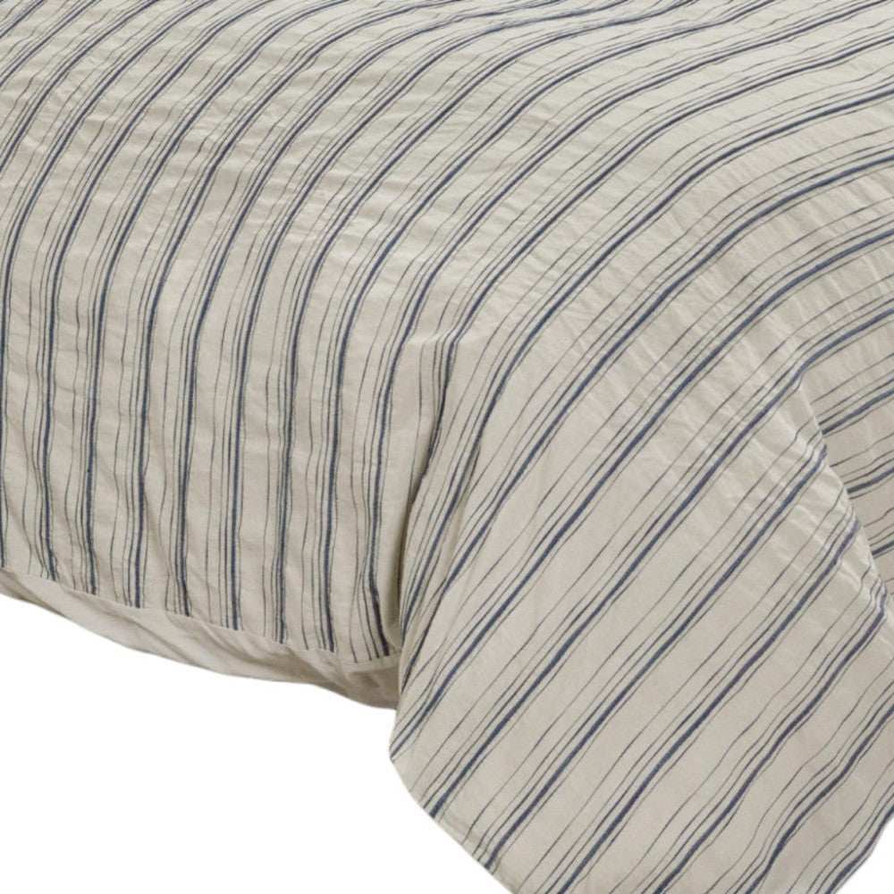 Natural King Linen 300 Thread Count Dry Clean Only Duvet Cover - Homeroots - Flyclothing LLC