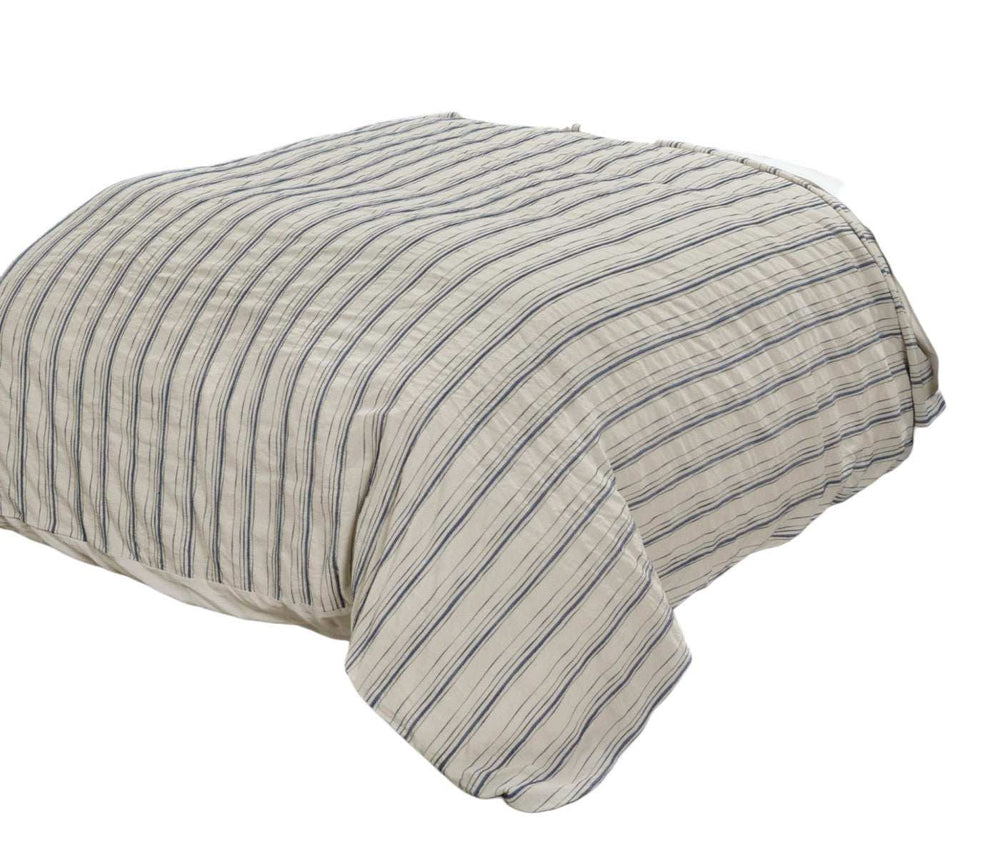 Natural King Linen 300 Thread Count Dry Clean Only Duvet Cover - Homeroots - Flyclothing LLC